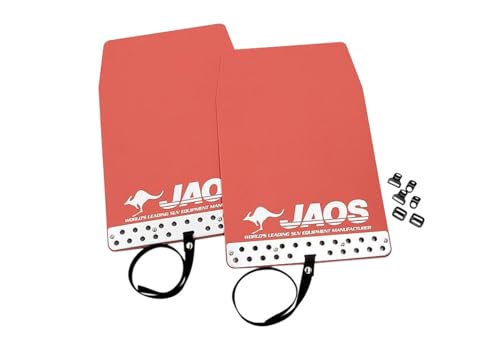 エクストレイル31 JAOS マッドガード JAOS マッドガードⅢ フロントセット レッド エクストレイル T31